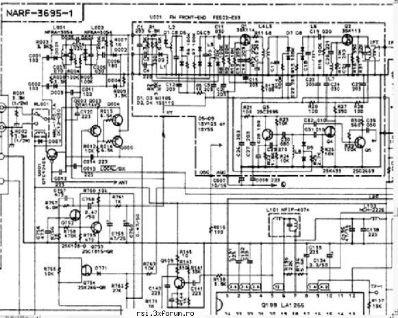 t-4670 front-end with 7 gangs fm tuners & antennas
